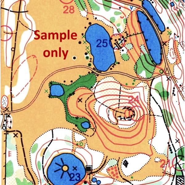 Sample of Darebin Parklands map